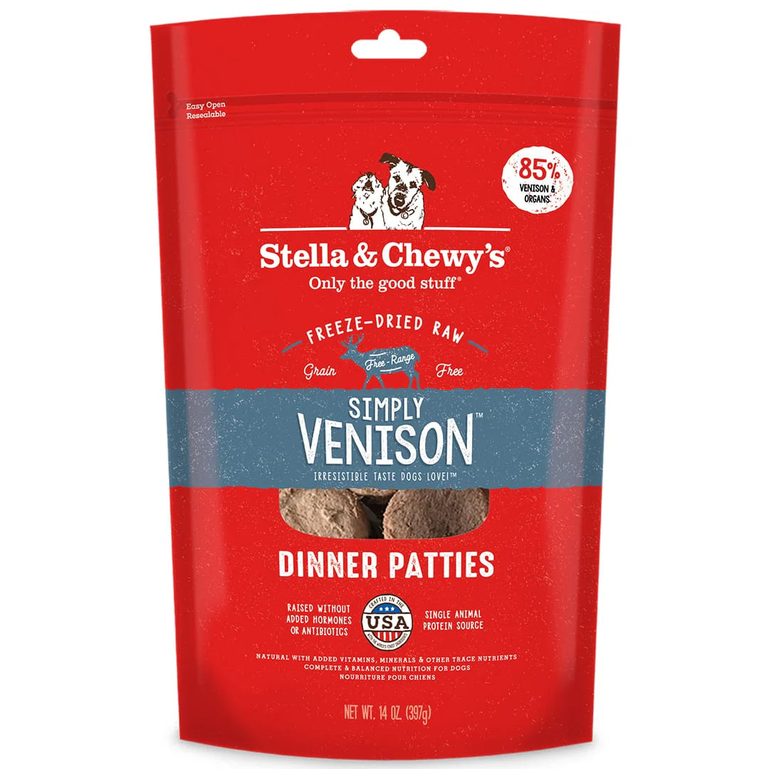 Simply Venison Freeze-Dried Raw Dinner Patties
