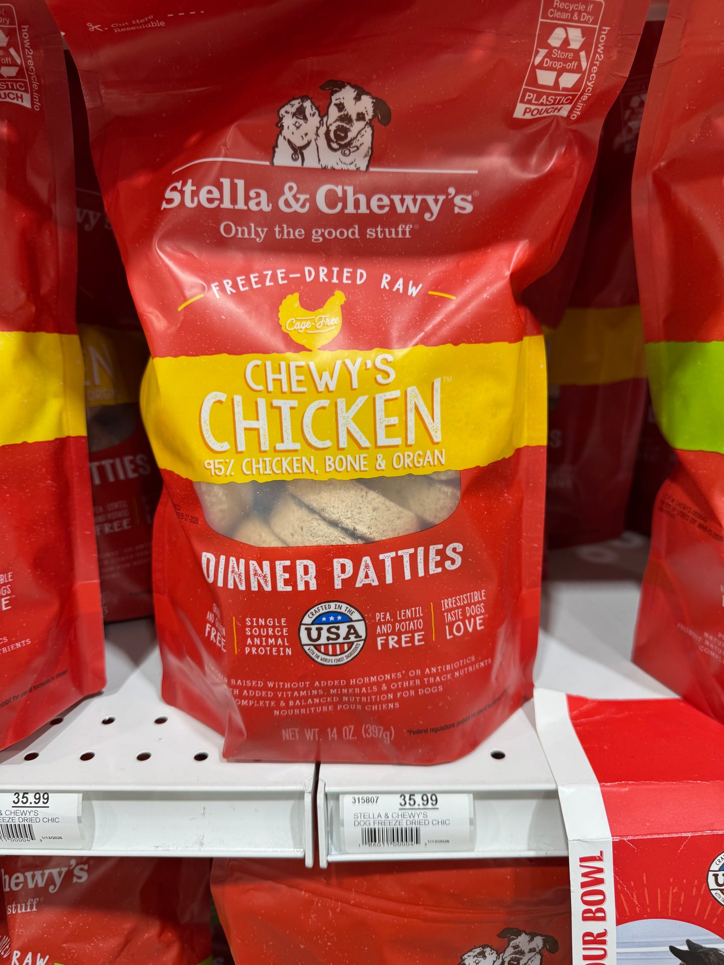 Chewy’s Chicken Freeze-Dried Raw Dinner Patties
