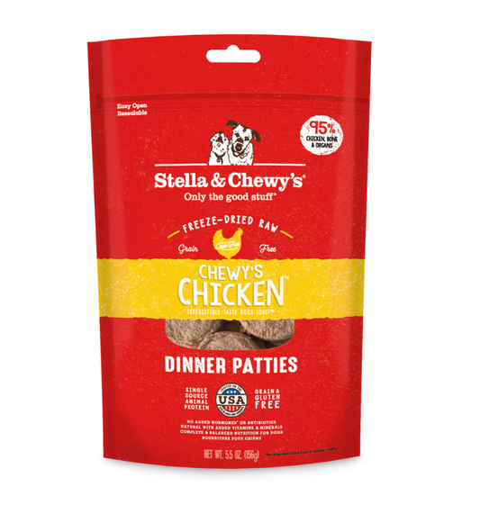 Chewy’s Chicken Freeze-Dried Raw Dinner Patties